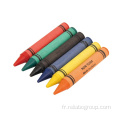 Crayons de cire multi-couleurs non toxiques